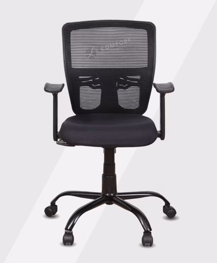 SC-D210 ergonomic office chair with mesh back and adjustable armrests