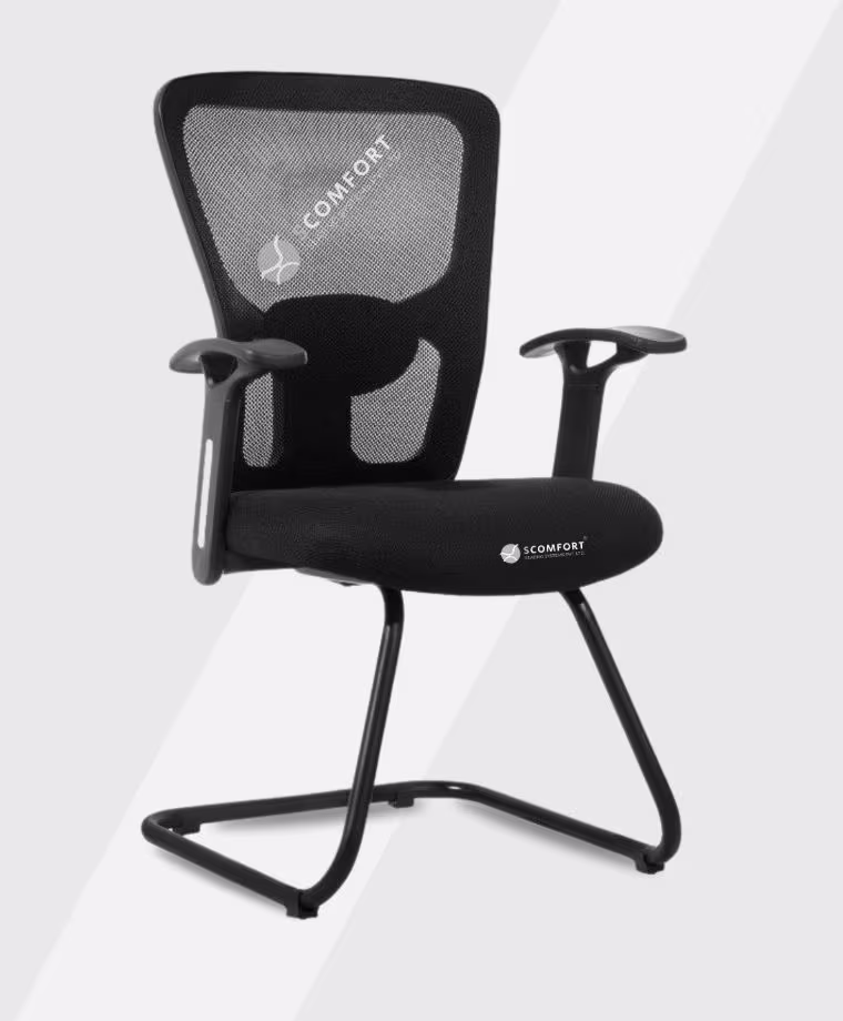 SR12 SC D104 FIX ergonomic office chair with mesh back