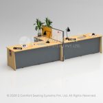 Modern White Office Workstation