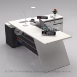 Modern Executive Office Workstation Heading