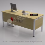 Modern Wooden Office Computer Table